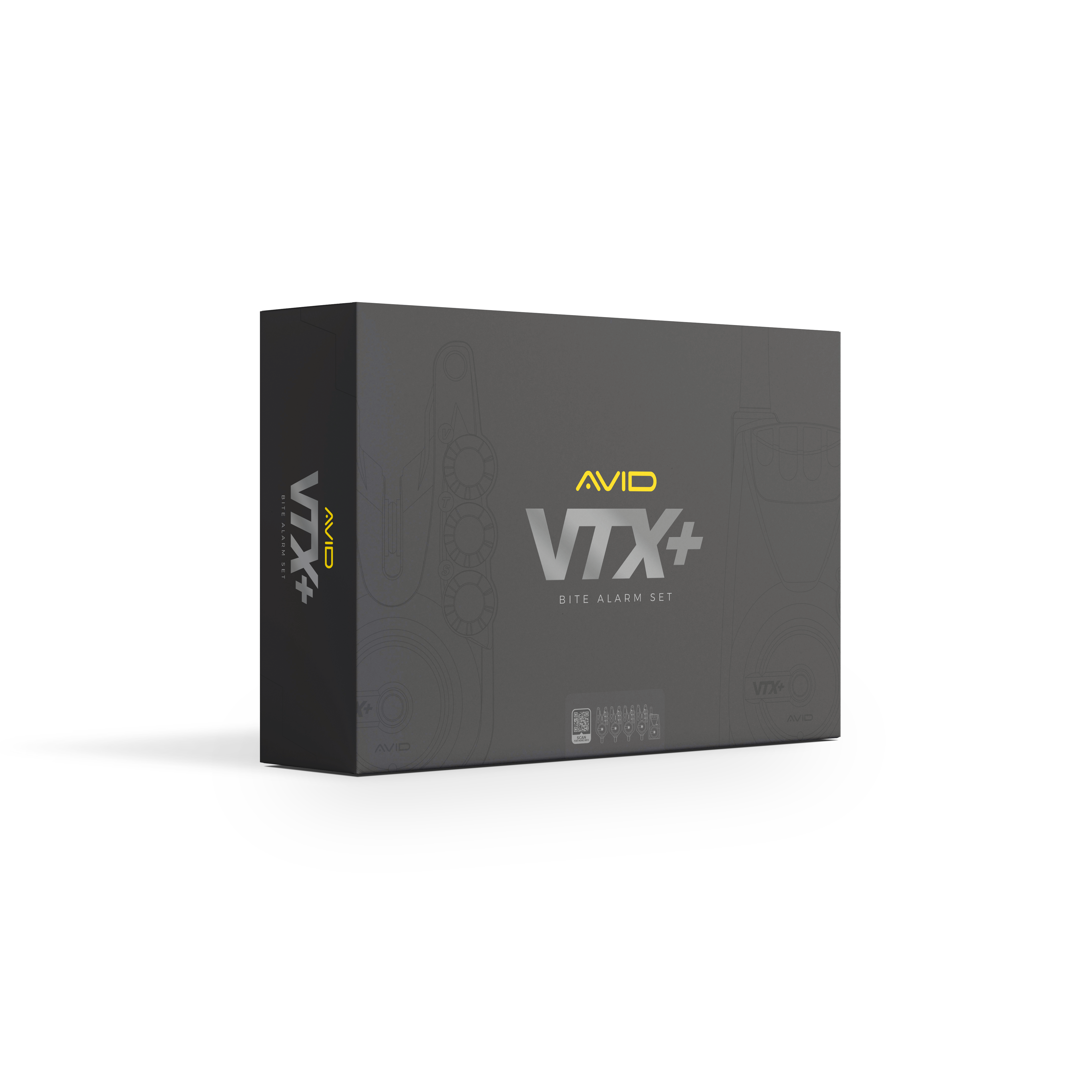Set senzori + stație VTX 4+1 Bite Alarm Set | Avid Carp
