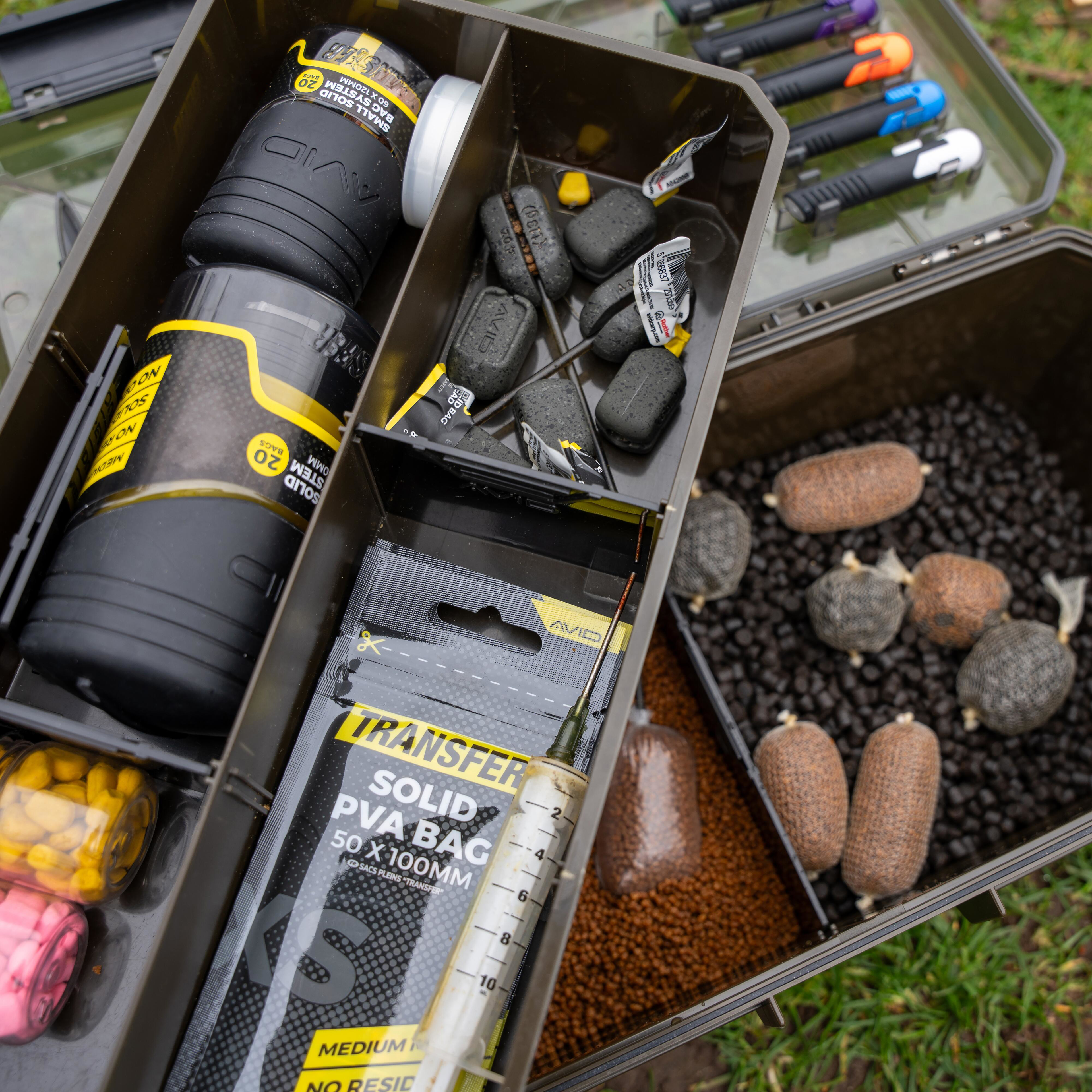 avid carp tackle box Reload Accessory A0640097 Sports & Outdoors Features Tackle organiser pouch Fishing Equipment Carp Bait Box