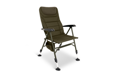 carp fishing armchair - with side accessory EVER ADVANCED Chair Rod Holder and Cooler, All Terrain Ice Fishing Chair with Adjustable Feet, Mesh Back Folding Camping Chair with Shoulder Strap, Heavy Duty Supports 350LBS : Sports Revolve Armchair | Avid Carp